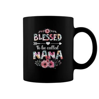 Womens Blessed To Be Called Nana Funny Nana Mother's Day Coffee Mug | Mazezy