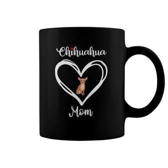 Womens Chihuahua Mama I Love My Chihuahua Mom Coffee Mug | Mazezy