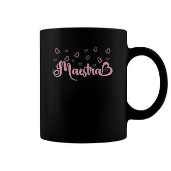 Womens Cute Spanish Teacher Regalos Para Maestra Espanol Coffee Mug | Mazezy