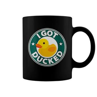 Womens Duck Duck Ducked 4X4 Car Quack Humor Rubber Ducking Coffee Mug | Mazezy