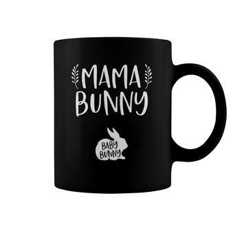 Womens Easter Pregnancy Announcement Mama Bunny Baby Reveal Coffee Mug | Mazezy