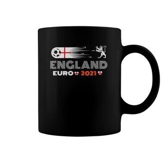 Womens England Soccer England Country Flag Football Fan 2021 V-Neck Coffee Mug | Mazezy