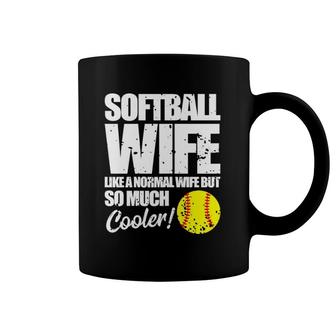 Womens Fastpitch Softball Funny Mom Coffee Mug | Mazezy