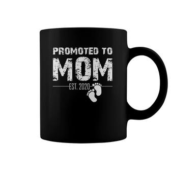 Womens Funny Gift Promoted To Mom Est 2022 Mother's Day Coffee Mug | Mazezy