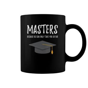 Womens Funny Graduation Top For Master's Degree Graduate School Gift V Neck Coffee Mug | Mazezy