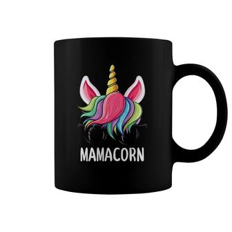 Womens Funny Mother Unicorn Face With Sunglasses Mom Gift Mamacorn Coffee Mug | Mazezy