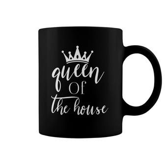 Womens Funny Novelty - Queen Of The House Coffee Mug | Mazezy