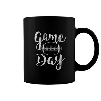 Womens Game Day Football Cute Football Coffee Mug | Mazezy