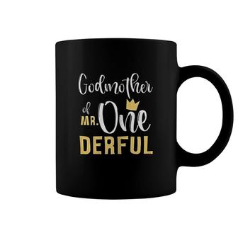 Womens Godmother Of Mr Onederful 1st Birthday First Onederful Coffee Mug | Seseable CA