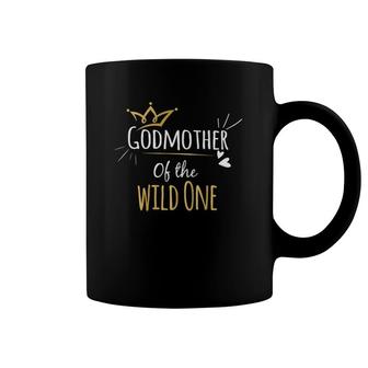 Womens Godmother Of The Wild One 1St Birthday First Thing Family Coffee Mug | Mazezy