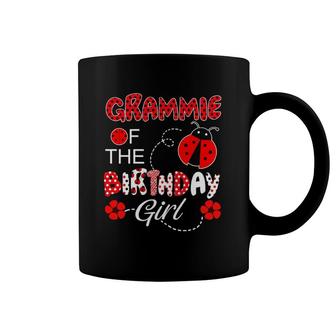 Womens Grammie Of The Birthday Girl Mother's Day Family Ladybug Coffee Mug | Mazezy