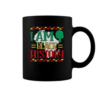 Womens I Am Black History Future Melanin King Kids Black Girl Magic Coffee Mug | Mazezy