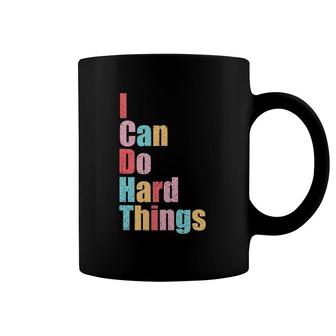Womens I Can Do Hard Things Vest Workout Summer Casual Coffee Mug | Mazezy
