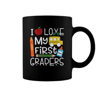 Womens I Love My First Graders 1St Grade Back To School Coffee Mug | Mazezy