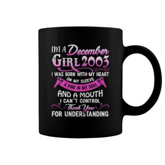 Womens I'm A December Girls 2003 18Th Birthday 18 Years Old Coffee Mug | Mazezy