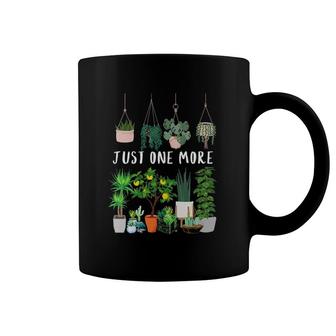 Womens Just One More Plant Lady Mom Indoor Flower Floral V-Neck Coffee Mug | Mazezy