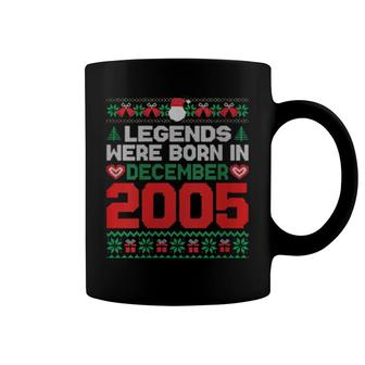 Womens Legends Were Born In December 2005 16Th Birthday Christmas Coffee Mug | Mazezy