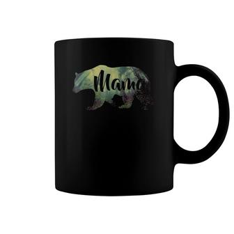 Women's Mama Bear & Forest Awesome Camping Tee Coffee Mug | Mazezy
