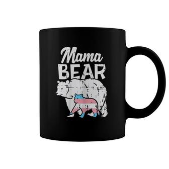 Womens Mama Bear Transgender Trans Pride Flag Transexual Lgbt Gift Coffee Mug | Mazezy