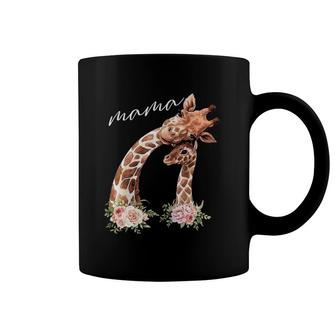 Womens Mama Giraffe New Mom Mommy Gift For Mother's Day Coffee Mug | Mazezy