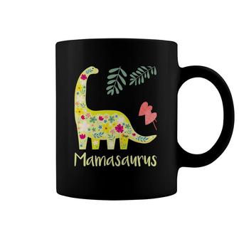 Womens Mamasaurus Cute Dino Mother Mom Dinosaur Coffee Mug | Mazezy
