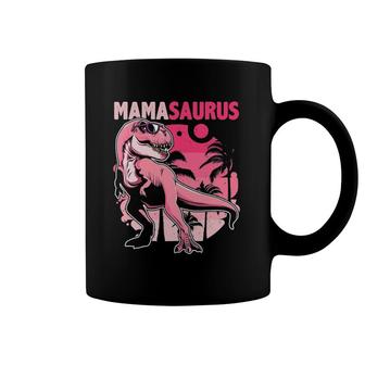 Womens Mamasaurusrex Funny Dinosaur Mom Family Matching Coffee Mug | Mazezy