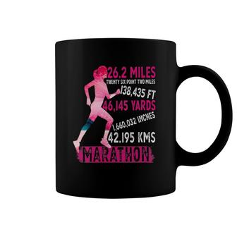 Womens Marathon Running 262 Miles Running 262 Marathon Runner V-Neck Coffee Mug | Mazezy
