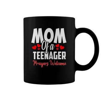 Womens Mom Of A Teenager Prayers Welcome Gift For Mothers Coffee Mug | Mazezy