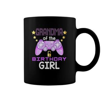 Womens Mom Of Birthday Boy Or Girl Video Game Outfit Gamer Party V-Neck Coffee Mug | Mazezy