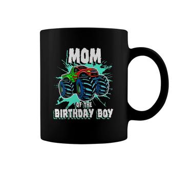 Womens Mom Of The Birthday Boy Monster Truck Birthday Party Coffee Mug | Mazezy