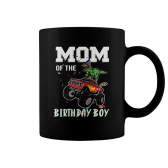 Womens Mom Of The Birthday Boy Your Funny Monster Truck Birthday Coffee Mug | Mazezy