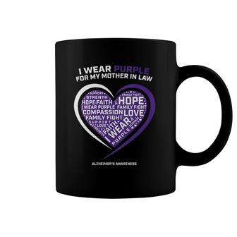 Womens Mom Products Purple Mother In Law Alzheimer's Awareness Coffee Mug | Mazezy