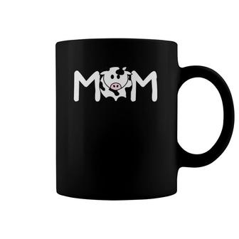 Womens Mother Cow Mom Farming Birthday Funny Family Matching Gift Coffee Mug | Mazezy