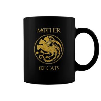Womens Mother Of Cats Cat Mom Gift Coffee Mug | Mazezy