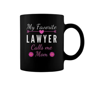 Womens My Favorite Lawyer Calls Me Mom Mother's Day Gift Coffee Mug | Mazezy