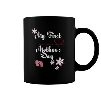 Womens My First Mother's Day Pregnancy Announcement Mom To Be Coffee Mug | Mazezy CA