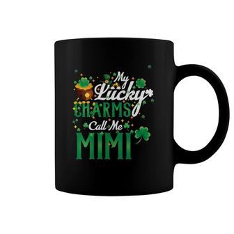 Womens My Lucky Charms Call Me Mimi St Patricks Day Mimi Gift V-Neck Coffee Mug | Mazezy