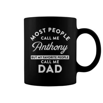 Womens My Name Is Anthony Name Tag Coffee Mug | Mazezy