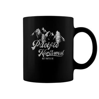 Womens Pacific Northwest Cascadia Get Outside Pnw Coffee Mug | Mazezy