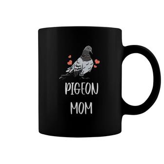 Womens Pigeon Mom Leaf Pattern Girly Fowl Dove Pet Bird Lover Gift Coffee Mug | Mazezy