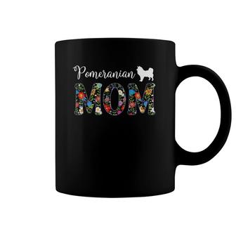 Womens Pomeranian Mom Tee For Women Mothers Pom Mom Gift Coffee Mug | Mazezy AU