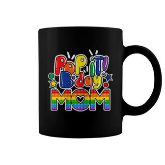 Womens Pop It Mom Of The Birthday Girl Or Boy Fidget Toy Coffee Mug | Mazezy