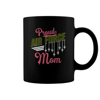 Womens Proud Air Force Mom Mother Pride Military Family Gift Coffee Mug | Mazezy CA