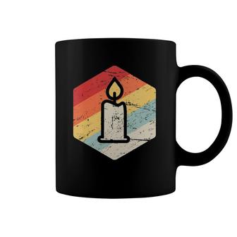Womens Retro Vintage Homemade Candle Making Candle Making V Neck Coffee Mug | Mazezy