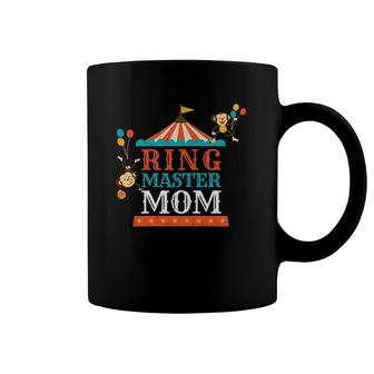 Womens Ringmaster Mom Circus Party Mom Of The Birthday Boy Coffee Mug | Mazezy