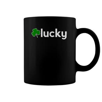 Womens St Patrick's Day For Women Irish Lucky Shamrock Green Coffee Mug | Mazezy