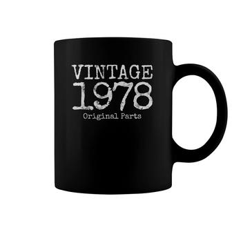 Womens Vintage 1978 Original Parts 44Th Birthday 44 Years Old Coffee Mug | Mazezy