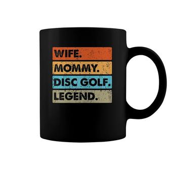 Womens Vintage Wife Mommy Disc Golf Legend Costume Mother's Day Coffee Mug | Mazezy