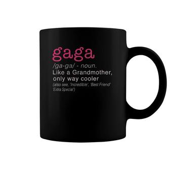Womens Women's Gaga Grandmother Only Way Cooler V-Neck Coffee Mug | Mazezy