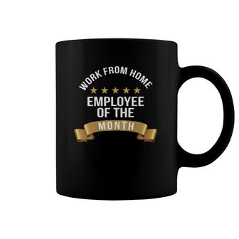 Womens Work From Home Employee Of The Month Coffee Mug | Mazezy